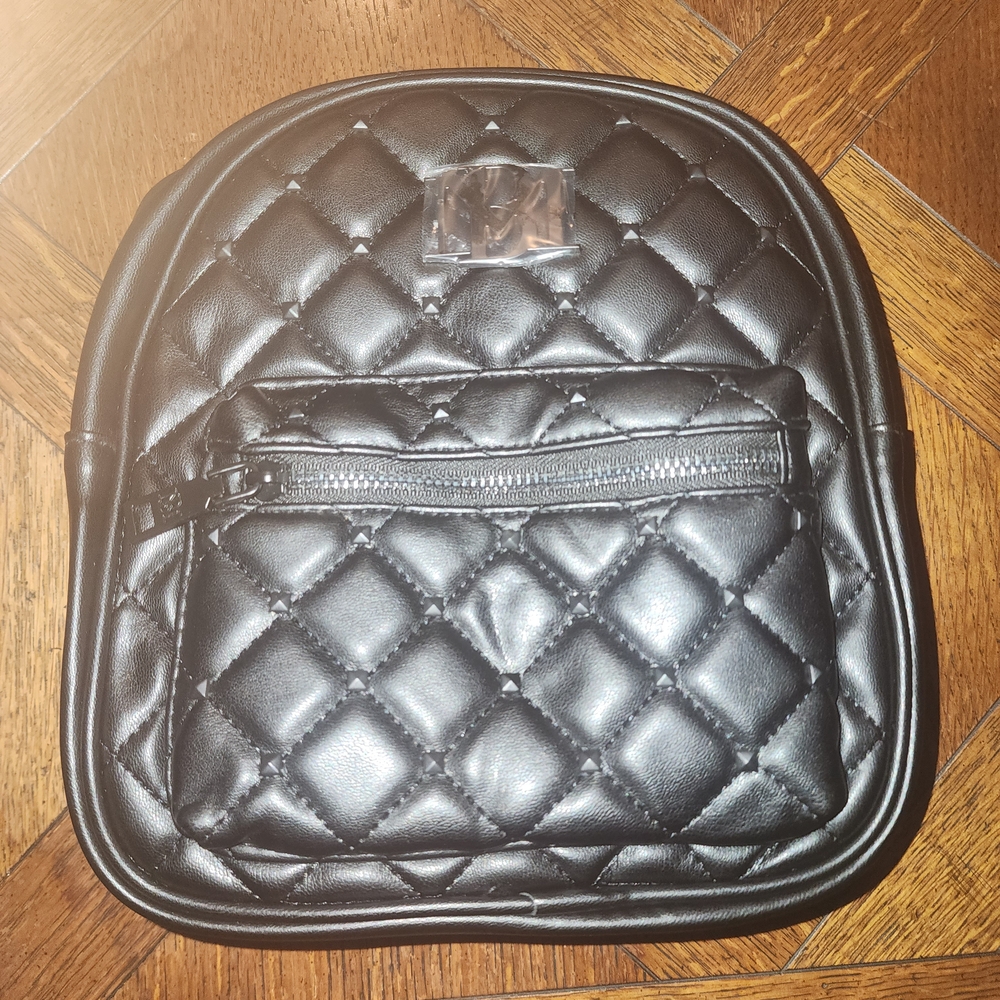 Black Quilted Men's Bag